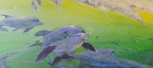 Voir le détail de cette oeuvre: Nager avec les dauphins 